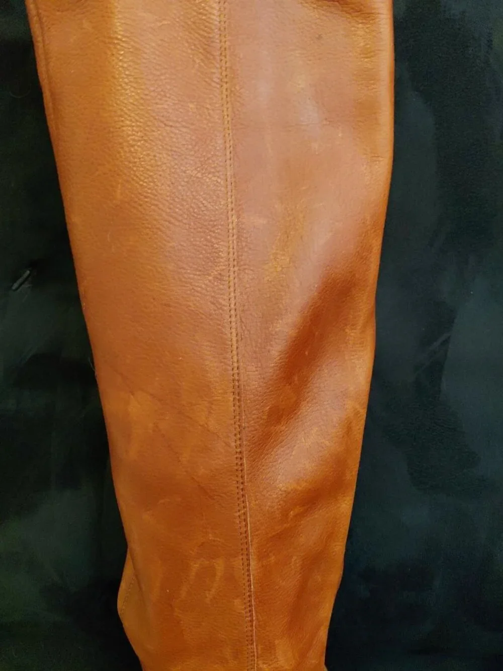 LUCKY BRAND Azoola Whiskey Tall Knee High Leather Boots Shoes Size US 6.5